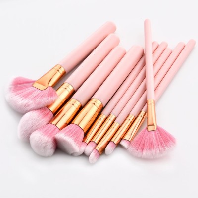 10 Pcs New Women Fashion Cosmetic Brush Sets Foundation Eyebrow Blush Cosmetic Concealer Pinceaux Maquillage Kit