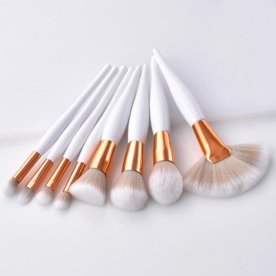 8 Pcs Makeup Brushes Beauty Make up Tool Foundation Powder Brush Free Private Label Eyeshadow Brushes